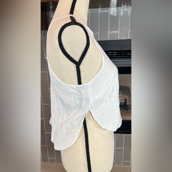 Urban Outfitters Silence + Noise White Halter Top Cropped Small - Picture 6 of 7